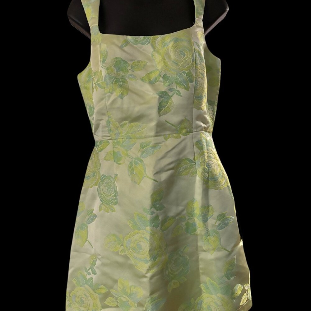 LULU'S Floral Satin Mini Dress SZ Small